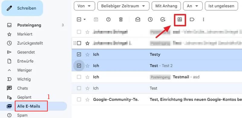 archivierte emails gmail wiederherstellen