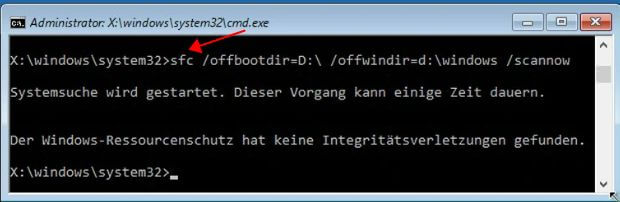 windows dateien extrahieren nicht sfc