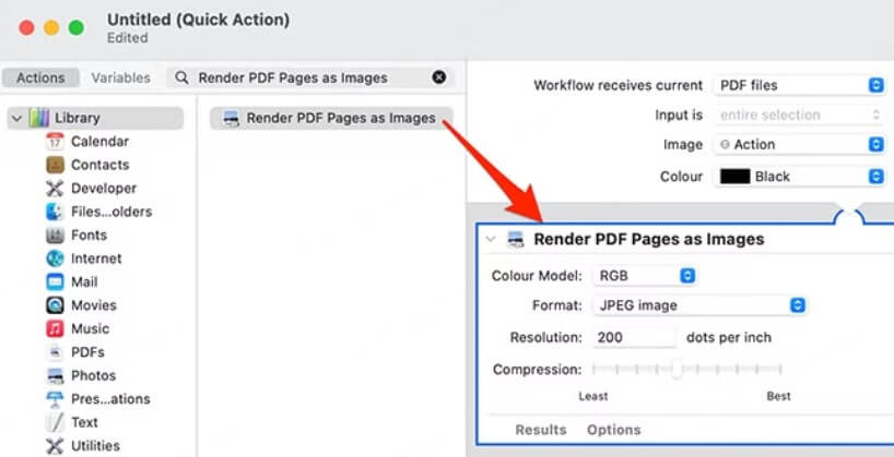 drag render pdf pages as images