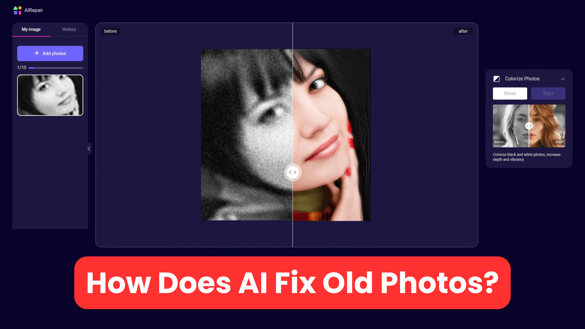 ai fix old photos