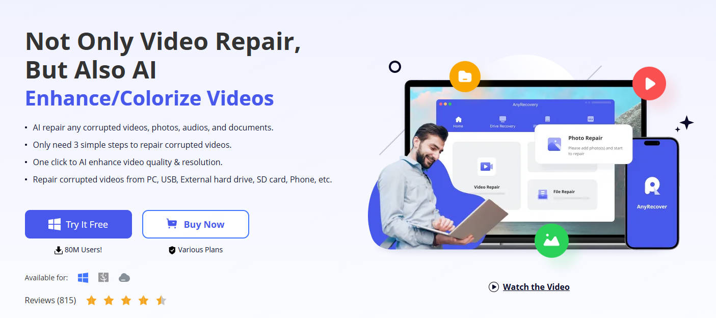 anyrecover airepair