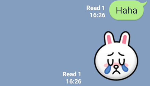 LINE messages delayed