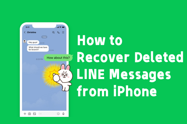 recover deleted LINE messages from iPhone