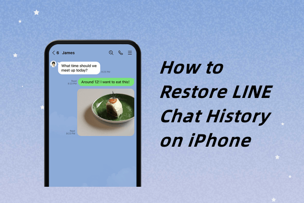 restore LINE chat history on iPhone