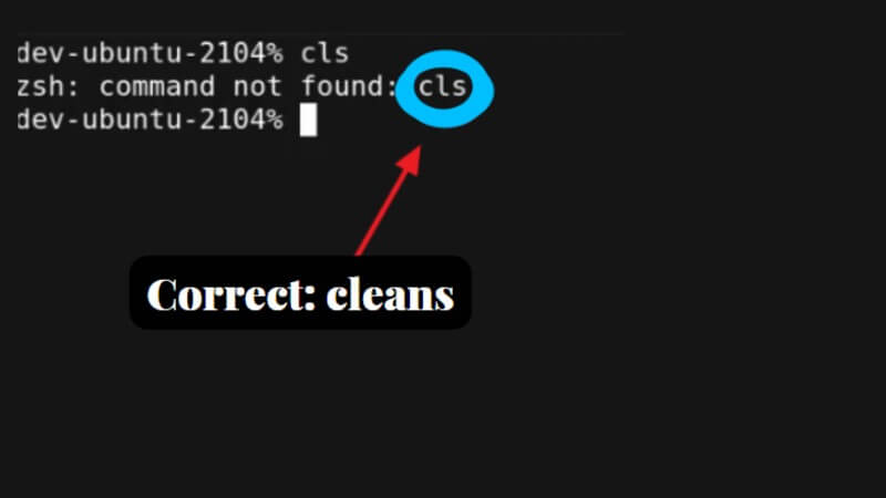 zsh command not found check the command spelling