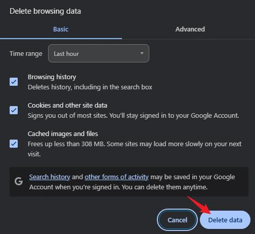 Clear Your Browser Cache