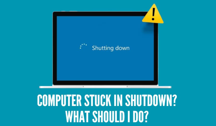 computer stuck in shutdown
