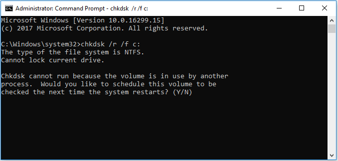run chkdsk to fix current pending sector count