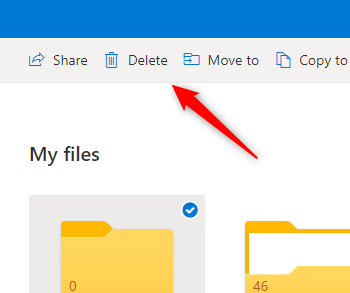 delete from onedrive website 2