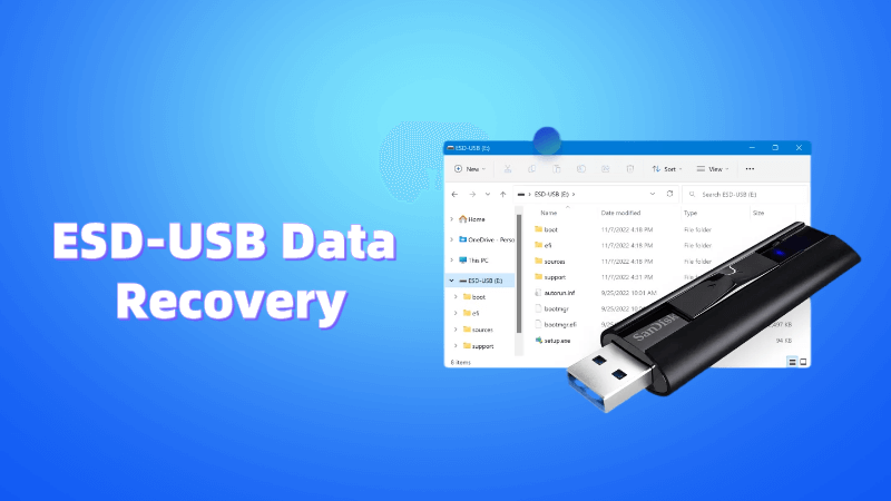 esd usb data recovery