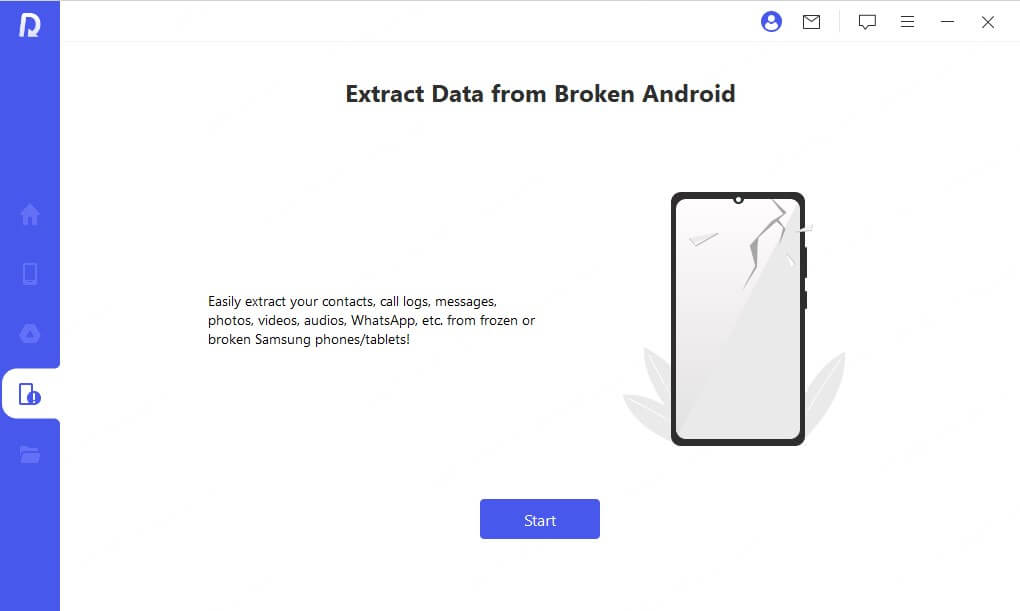 extra data from broken android phone