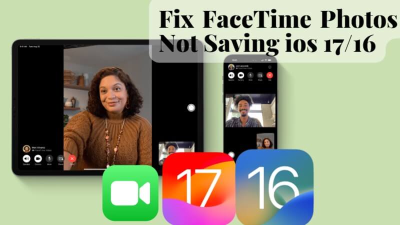 facetime photos not saving