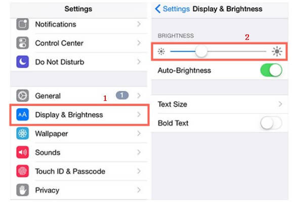 fix green screen iphone by adjusting brightness