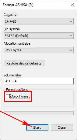 format sd card to fix gopro sd card error