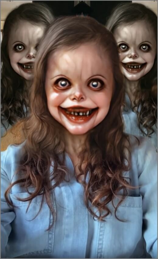 cursed babies halloween filter