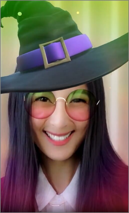 cute witch halloween filter