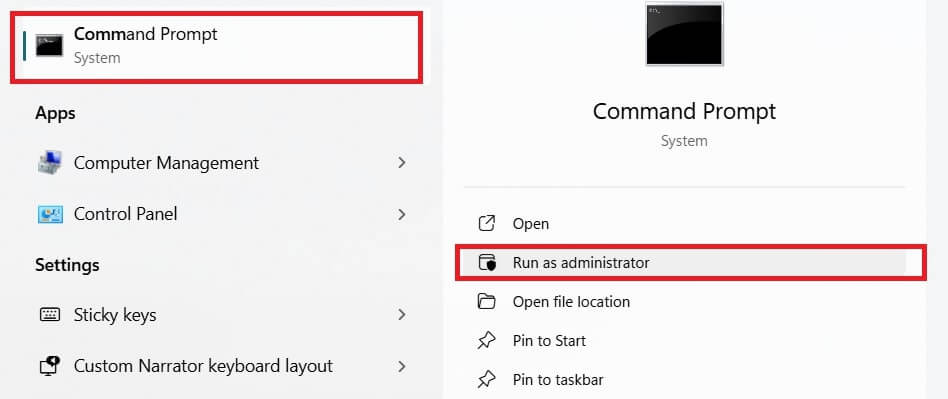 run as administrator