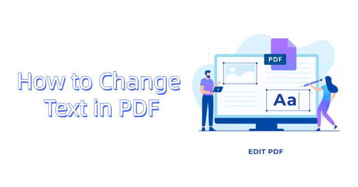 how to change text in pdf