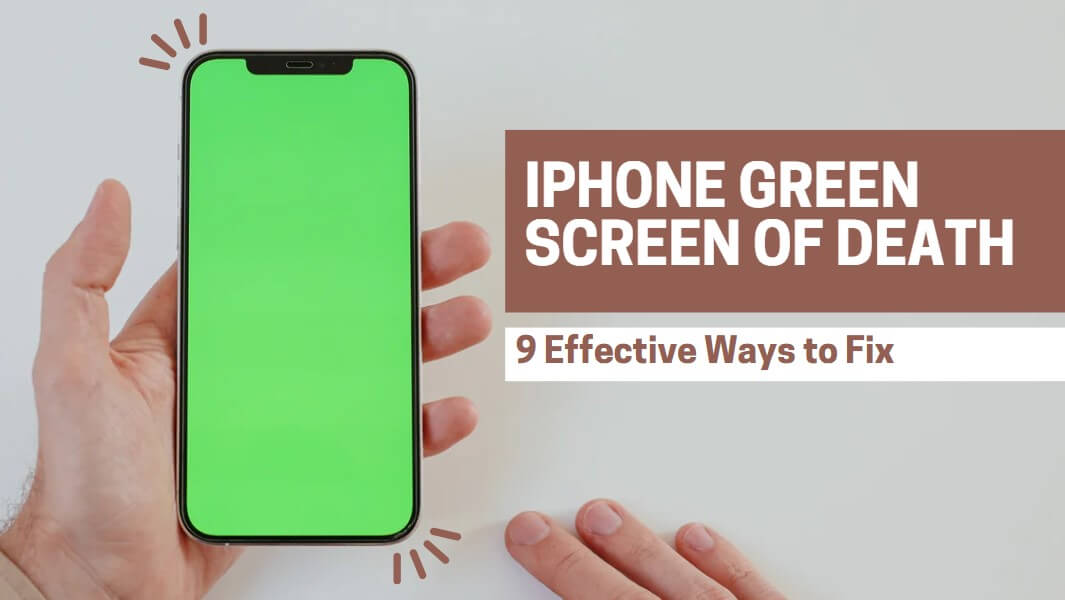 iphone green screen of death