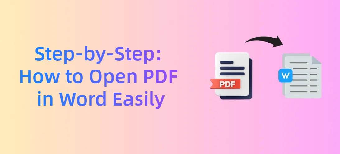 how to open pdf in word easily