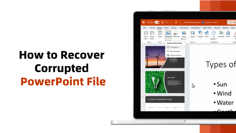 how to recover corrupted powerpoint file