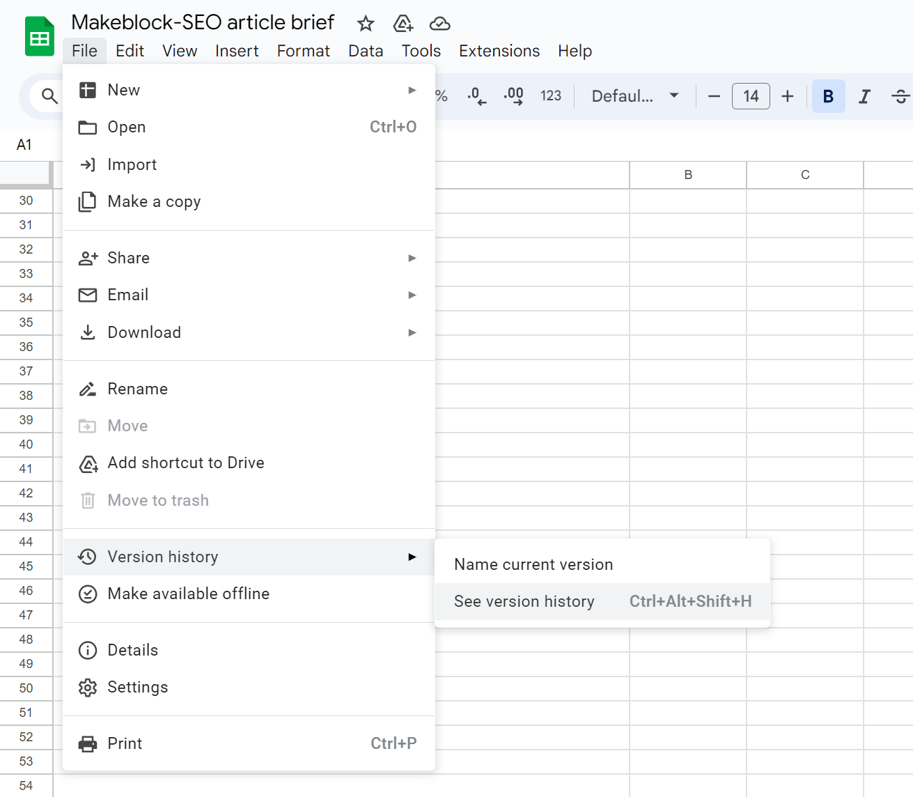 how to recover a deleted google sheet