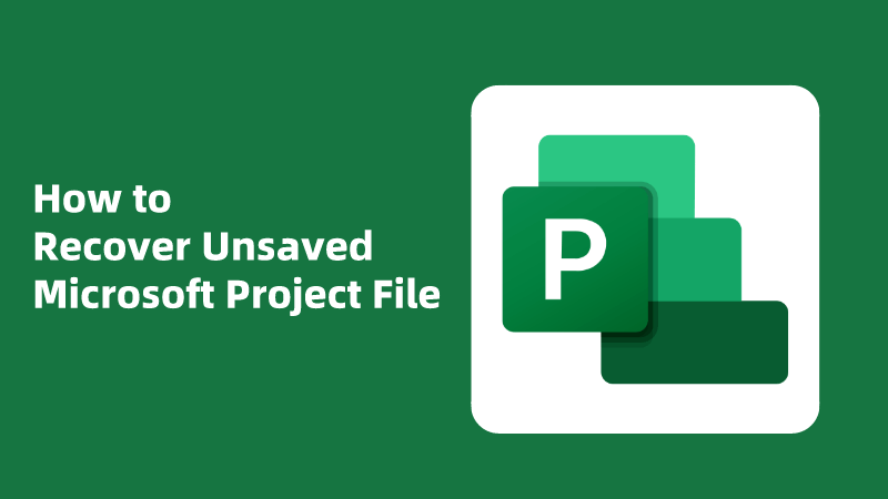 how to recover microsoft project file