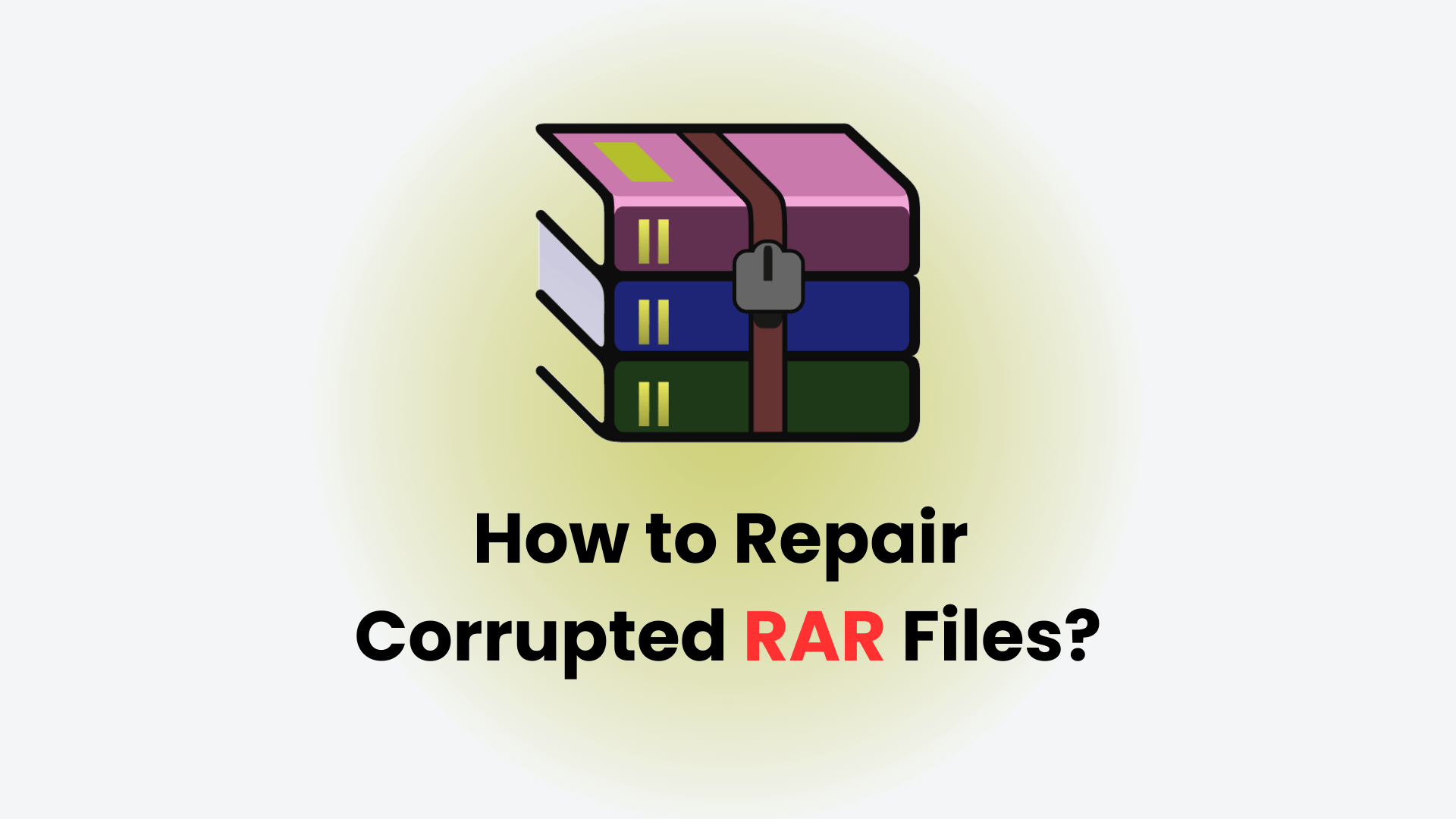 how to repair rar file