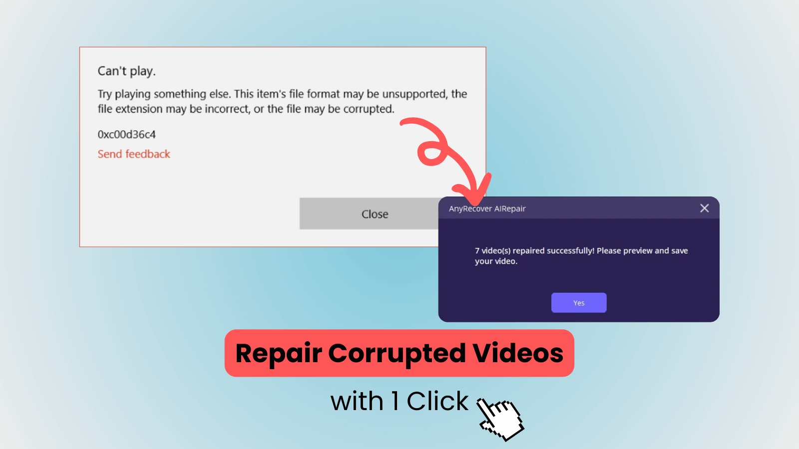 repair corrupted video