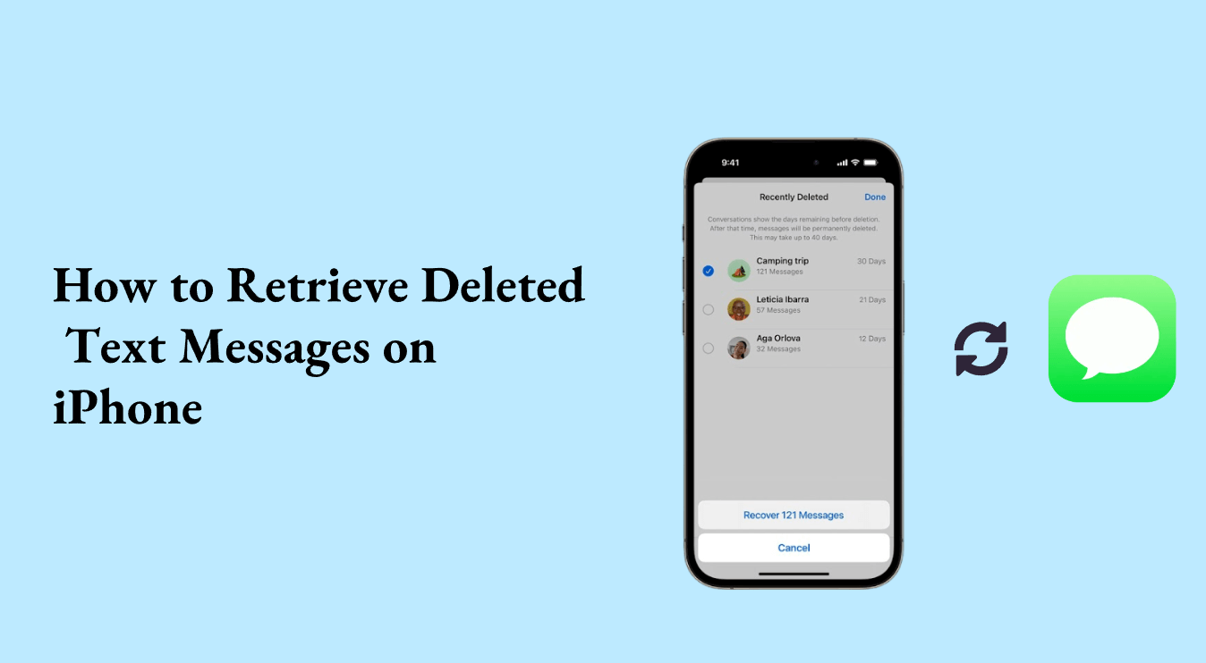 how to retrieve deleted text messages on iphone