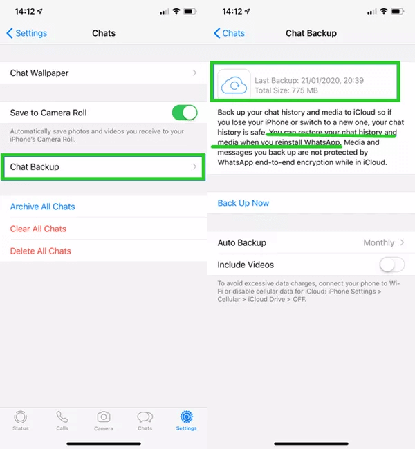 how to retrieve deleted whatsapp group messages on iphone