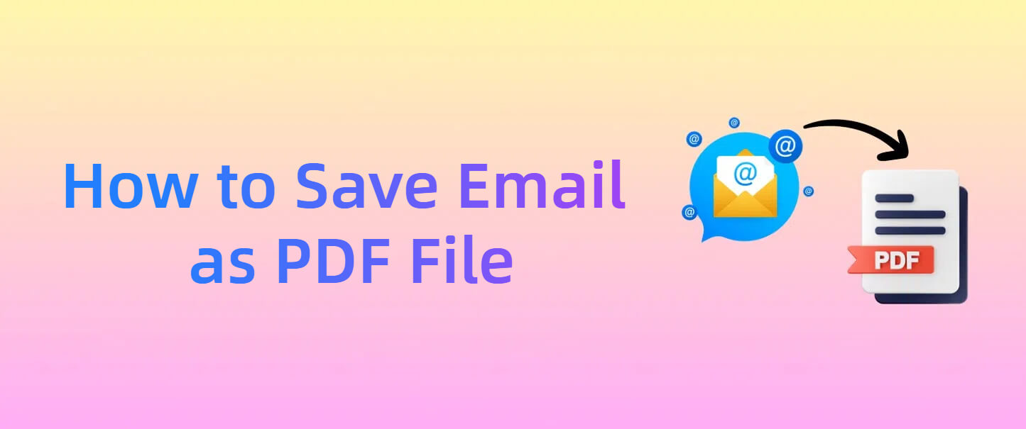 how to save email as pdf file