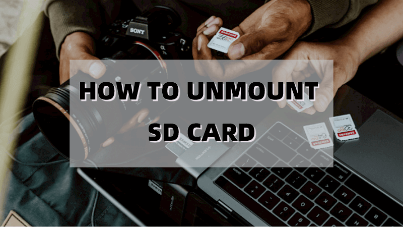 how to unmount a sd card