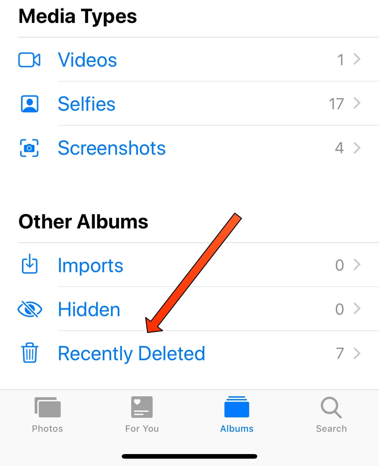 recover deleted snapchat photos on iphone recently deleted album