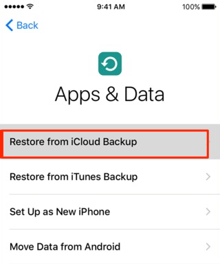 retrieve voicemail on iPhone from iCloud backup