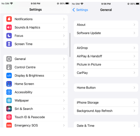 clear iphone storage on settings