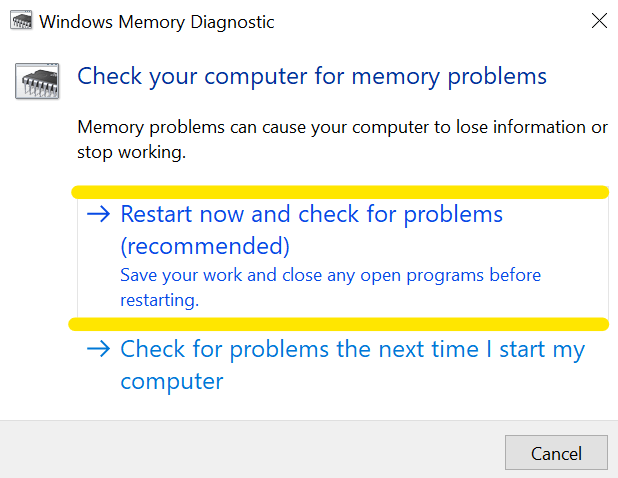 memory management blue screen