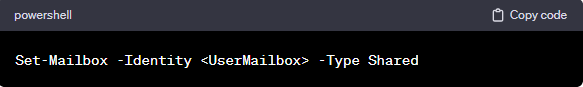 convert to shared mailbox office 365