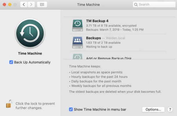 open time machine on mac