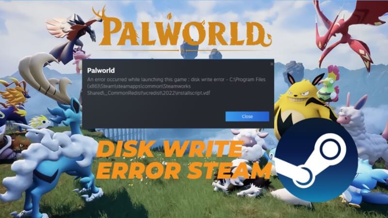 palworld disk write error
