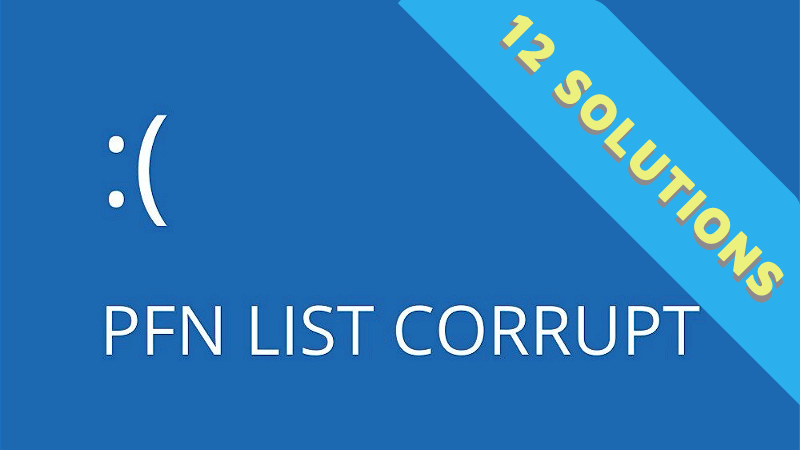 pfn list corrupt