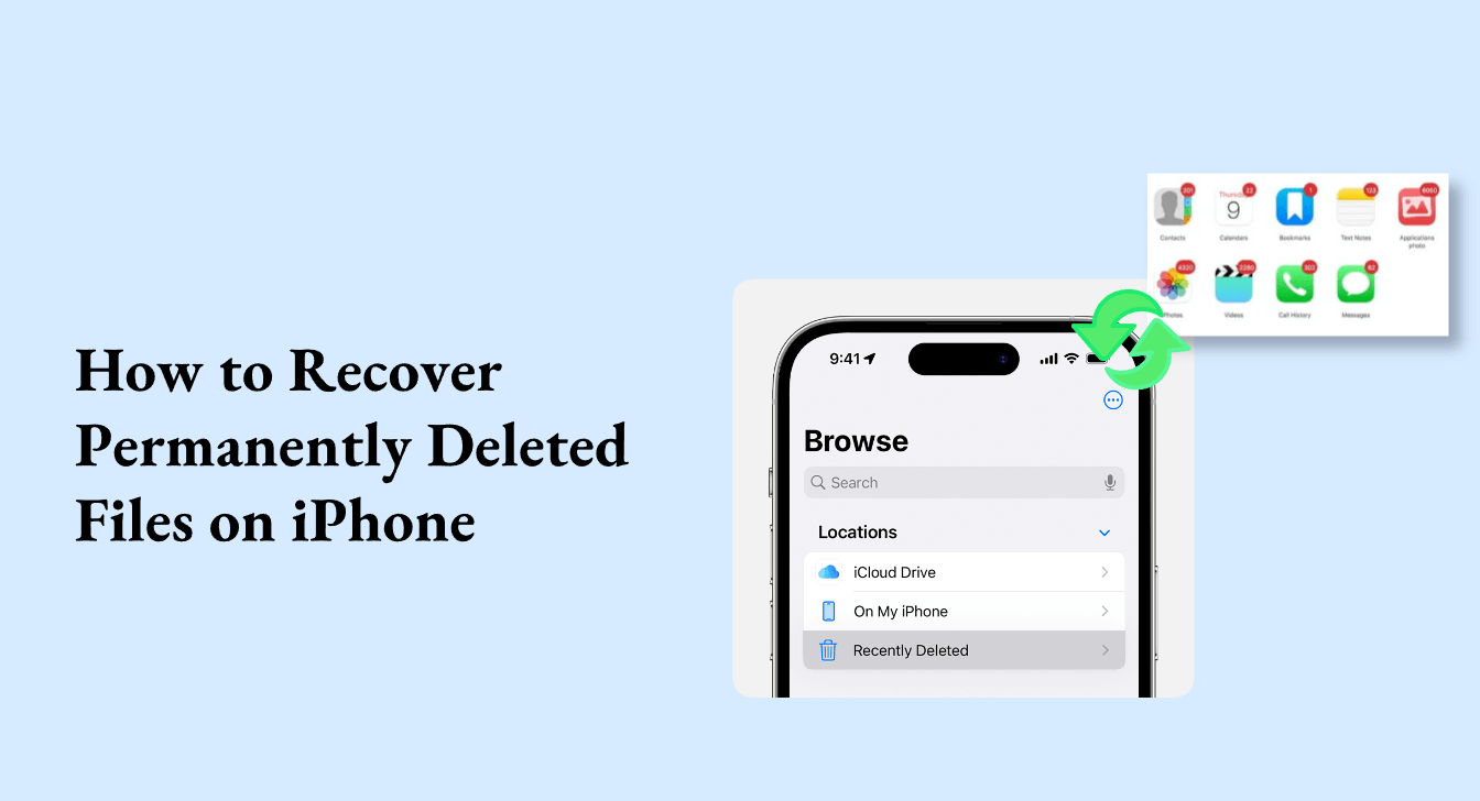 how to recover permanently deleted files on iPhone article cover