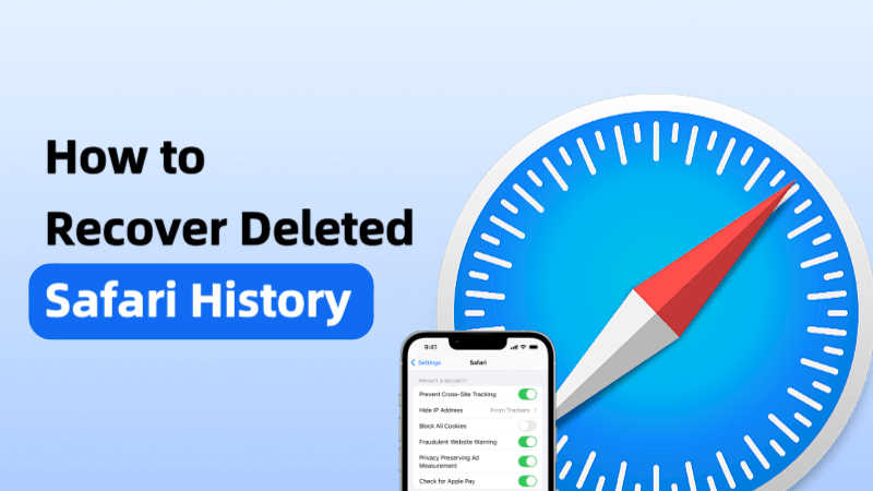 deleted safari history on iphone