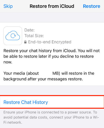 recover deleted whatsapp images from icloud itunes