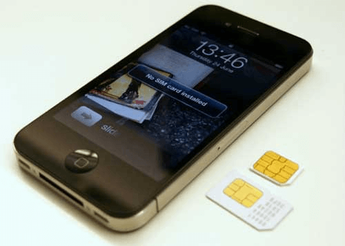 reinsert sim card to fix iPhone not activated