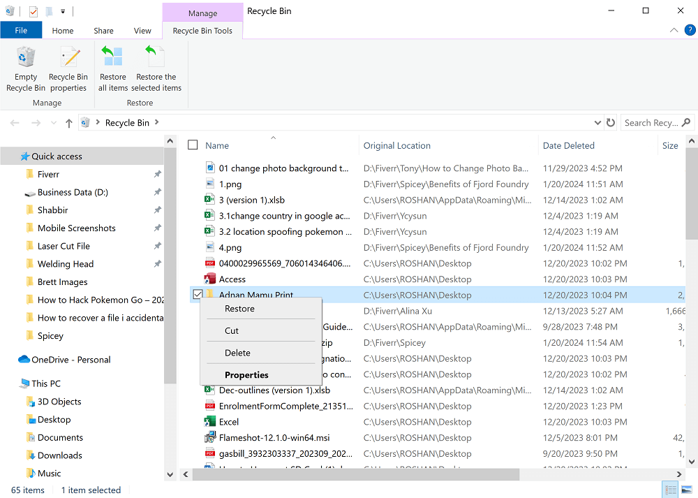 right-click-to-restore-file-from-recycle-bin