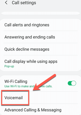 samsung voicemail icon