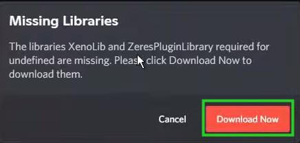download missing libraries