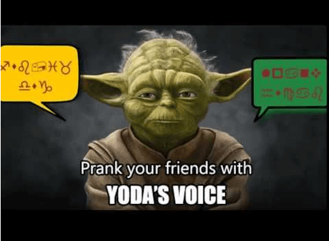 soundbot yoda voice changer