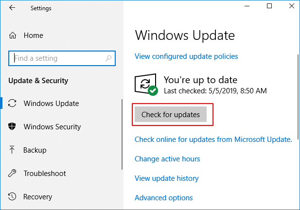 upgrade windows update to fix 0x80004oo5 error windows 10
